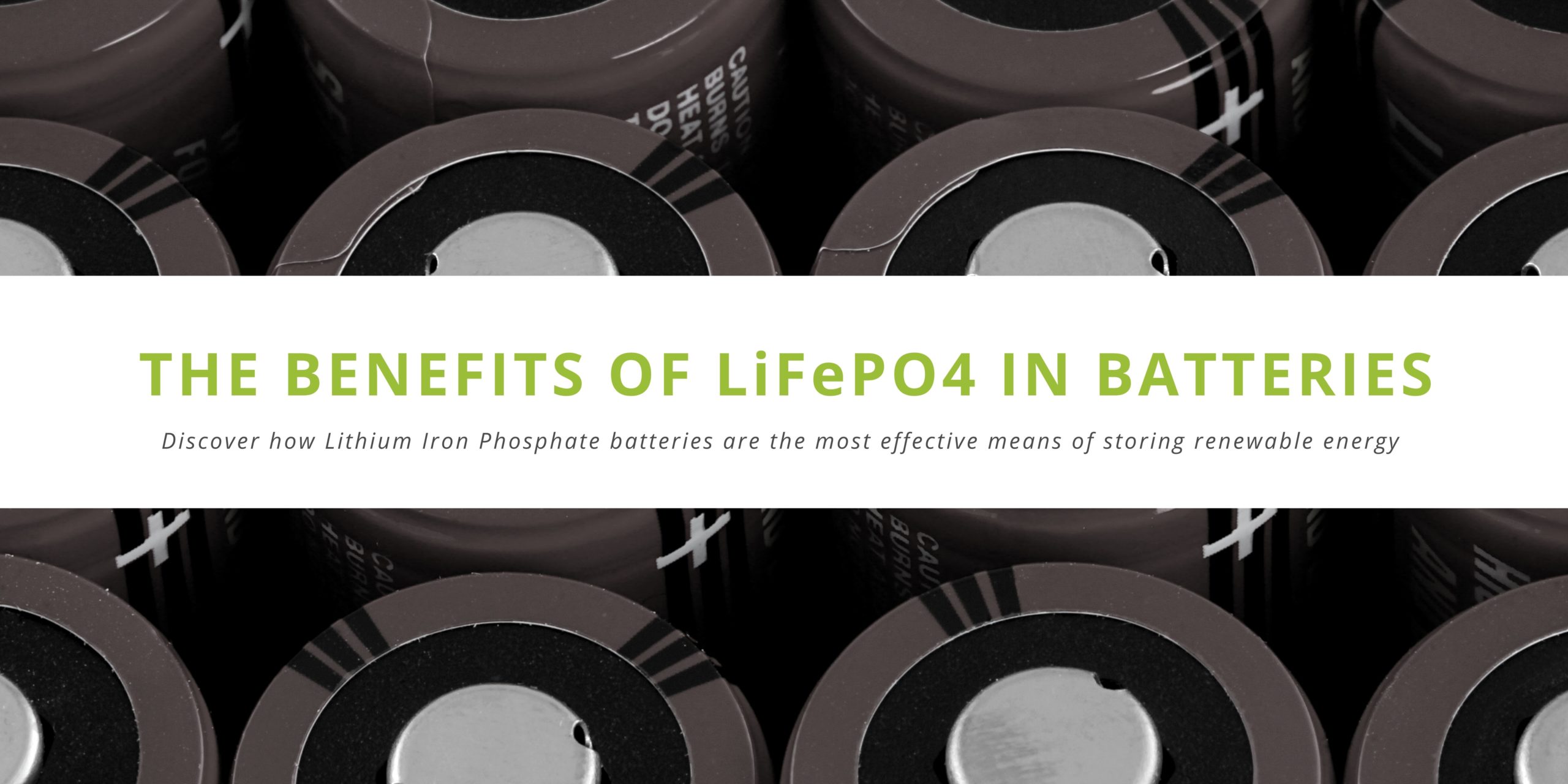 LiFePO4 battery banner