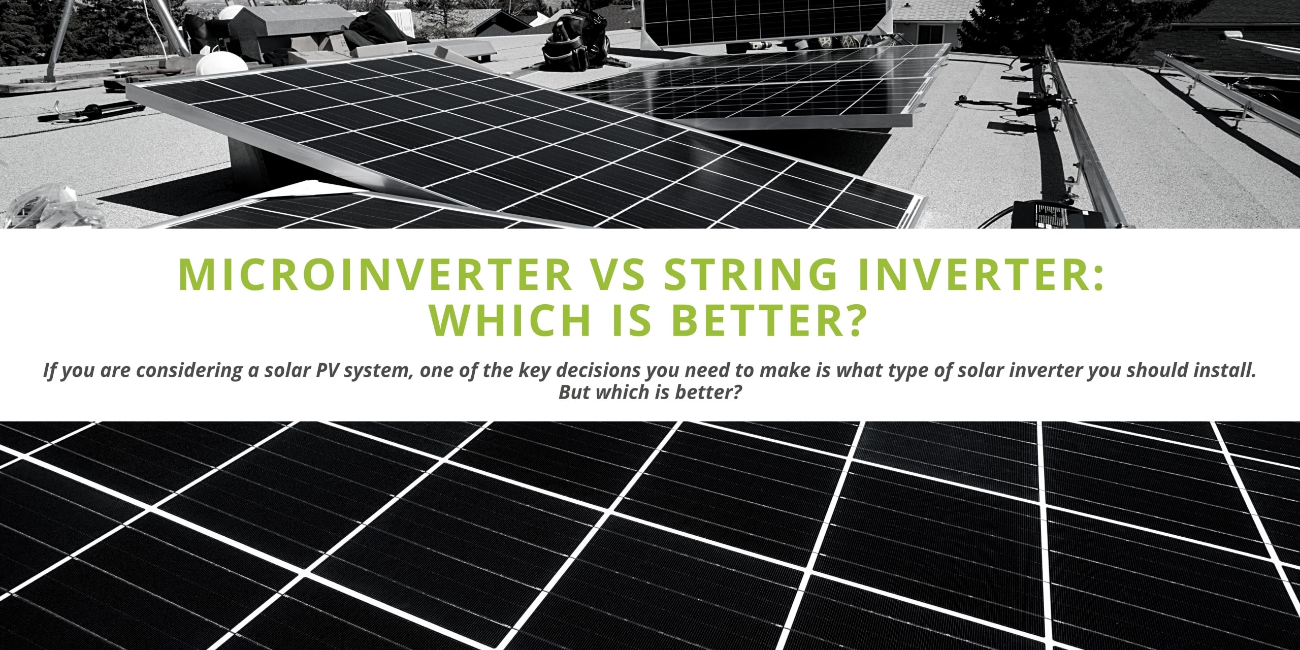 Microinverter vs String Inverter