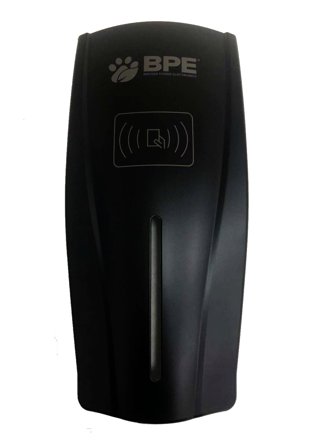 Matte black ev amstel charger new logo JPG
